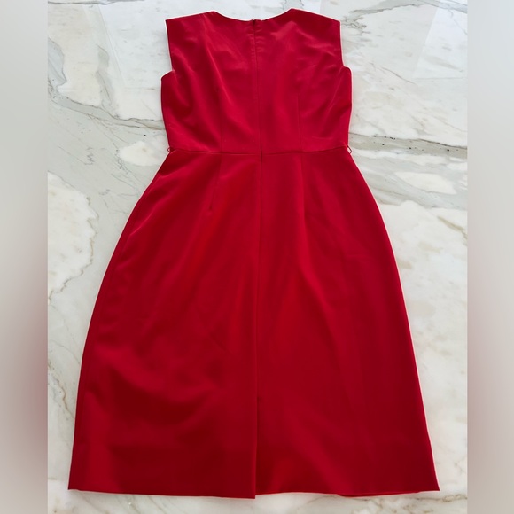 GIANNI BINI RED BELTED DRESS SIZE US 0 - Picture 6 of 16